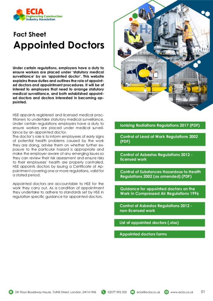 Appointed doctors new