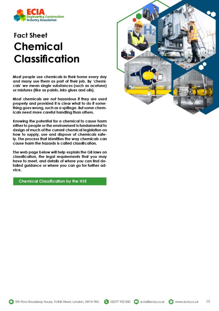 Chemical classification new