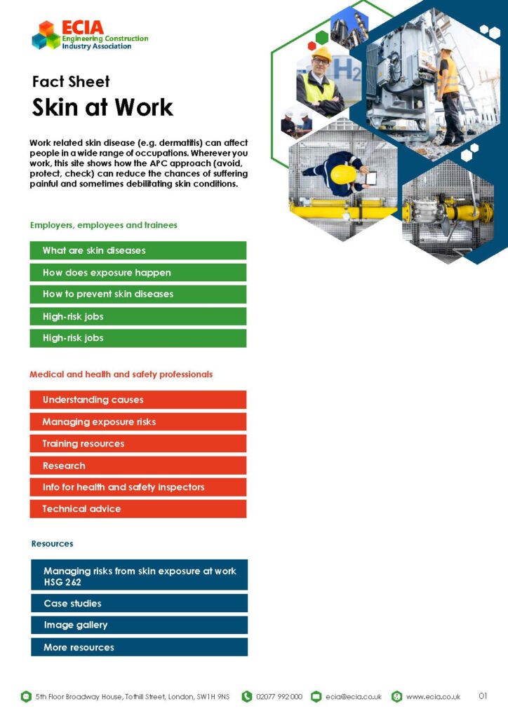 Skin at work new