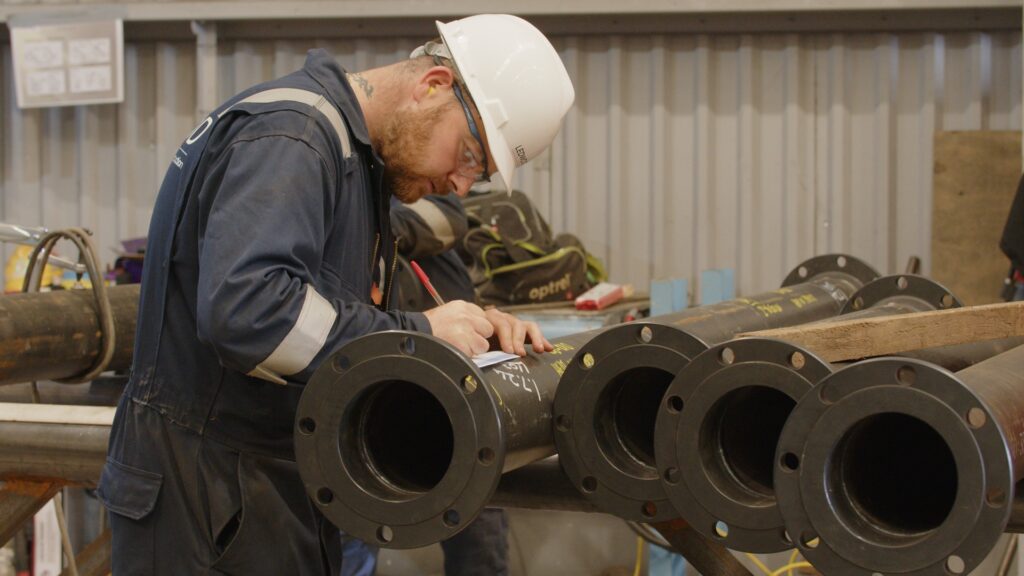Daniel williamson at work at ecia member ledwood mechanical engineering